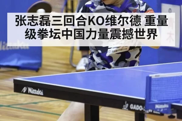 张志磊三回合KO维尔德 重量级拳坛中国力量震撼世界